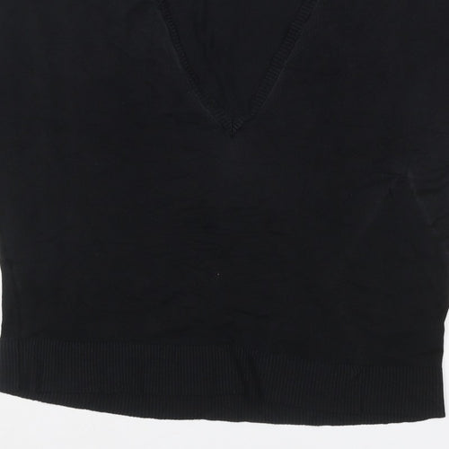 Hobbs Women Black Size M Basic Knit V-Neck Sleeveless Tank Top