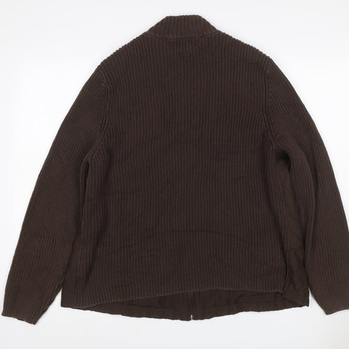 Croft & Barrow Women’s Brown UK 20 1X Quilted Knit Puffer Jacket