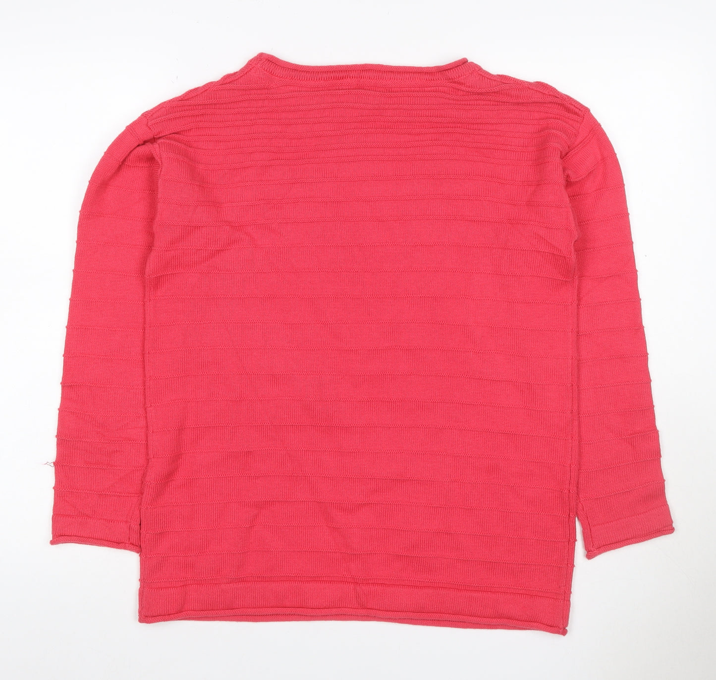Crew Clothing Women’s Pink Size 14 Cotton Blend Crew Neck Jumper