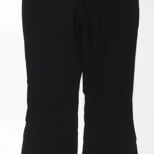 Marks & Spencer Women’s Black Size 12 Bootcut Tailored Trousers