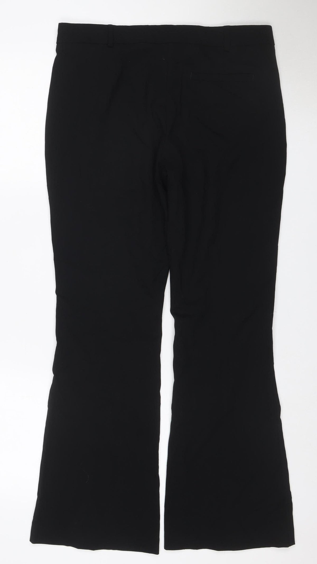 Marks & Spencer Women’s Black Size 12 Bootcut Tailored Trousers
