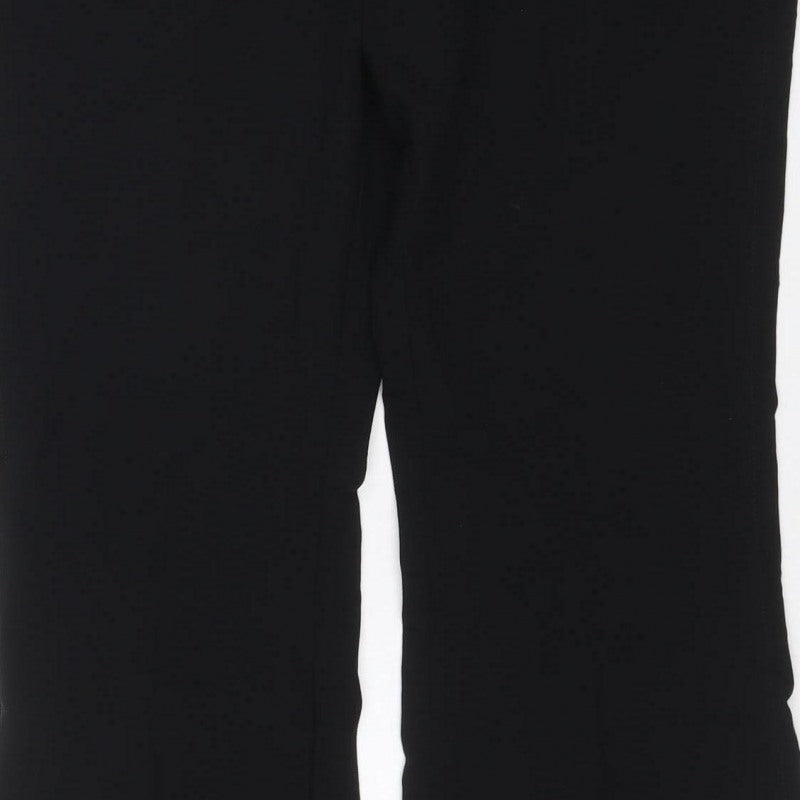 Marks & Spencer Women’s Black Size 12 Bootcut Tailored Trousers