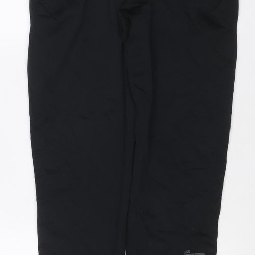 Jordan Boys Black Size 15 Years Track Pants Basketball Zip Pockets