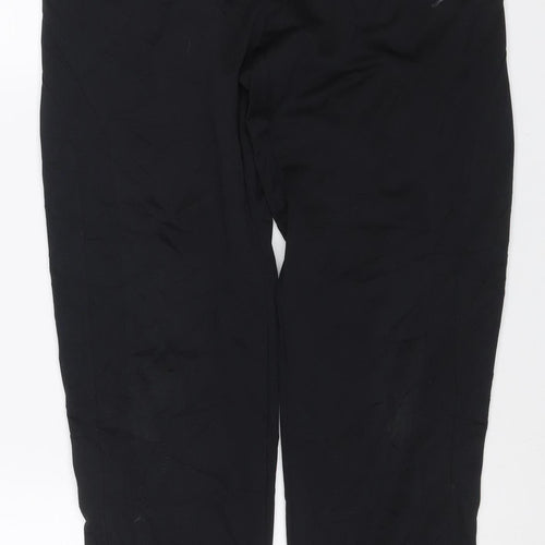 Jordan Boys Black Size 15 Years Track Pants Basketball Zip Pockets