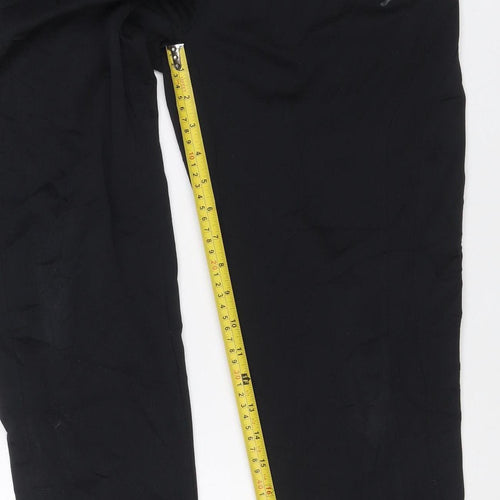 Jordan Boys Black Size 15 Years Track Pants Basketball Zip Pockets