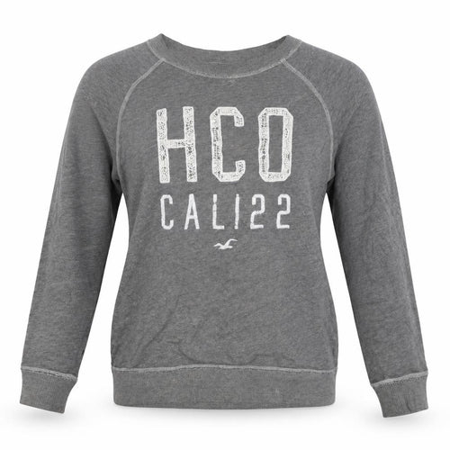 Hollister Women’s Grey XS Pullover Sweatshirt HCO Cali 22 Lace Logo