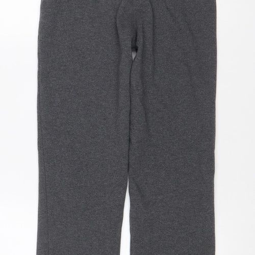 Marks and Spencer Teens Grey Size 12 Cotton Blend Jogger Trousers