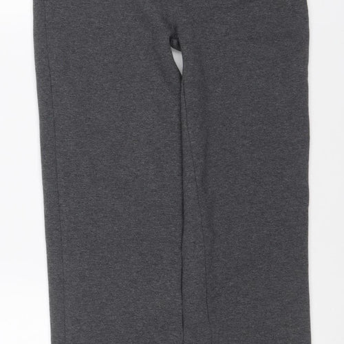 Marks and Spencer Teens Grey Size 12 Cotton Blend Jogger Trousers