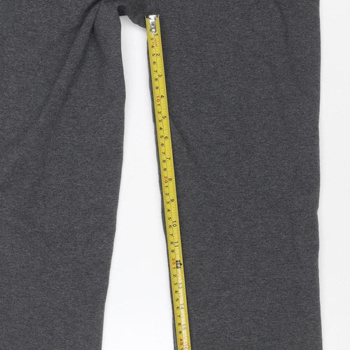 Marks and Spencer Teens Grey Size 12 Cotton Blend Jogger Trousers