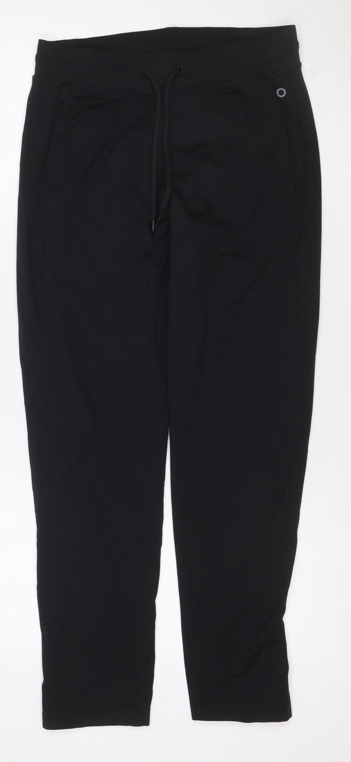 M&S Goodmove Women’s Black S Tapered Jogger Activewear Trousers