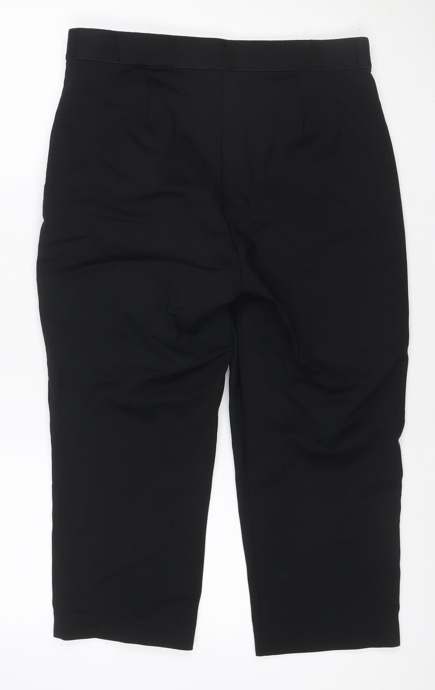 M&S Collection Women’s Black Size 14 Stretch Straight Work Trousers