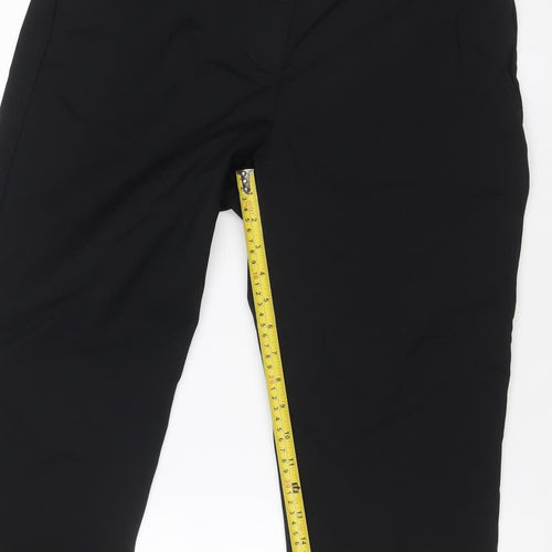 M&S Collection Women’s Black Size 14 Stretch Straight Work Trousers