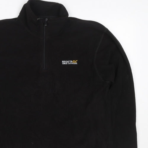 Regatta Men’s Black M 1/2 Zip Fleece Sweatshirt Outdoor