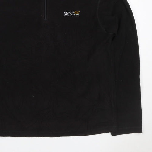 Regatta Men’s Black M 1/2 Zip Fleece Sweatshirt Outdoor