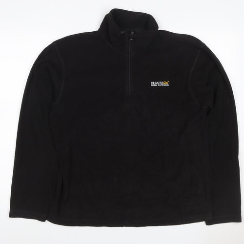 Regatta Men’s Black M 1/2 Zip Fleece Sweatshirt Outdoor