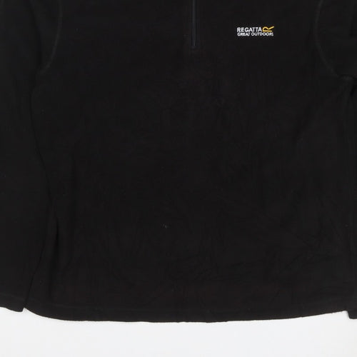 Regatta Men’s Black M 1/2 Zip Fleece Sweatshirt Outdoor