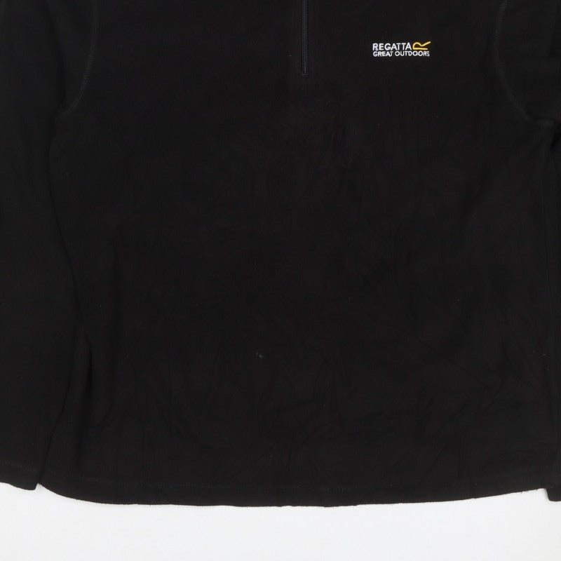 Regatta Men’s Black M 1/2 Zip Fleece Sweatshirt Outdoor