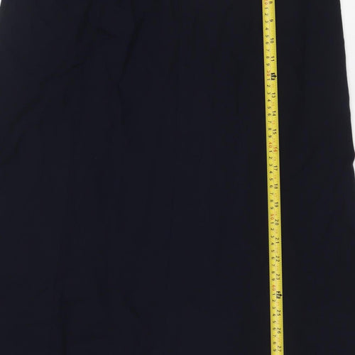Gray & Osbourn Women Black UK 14 Pencil Knee Length Stretch Skirt