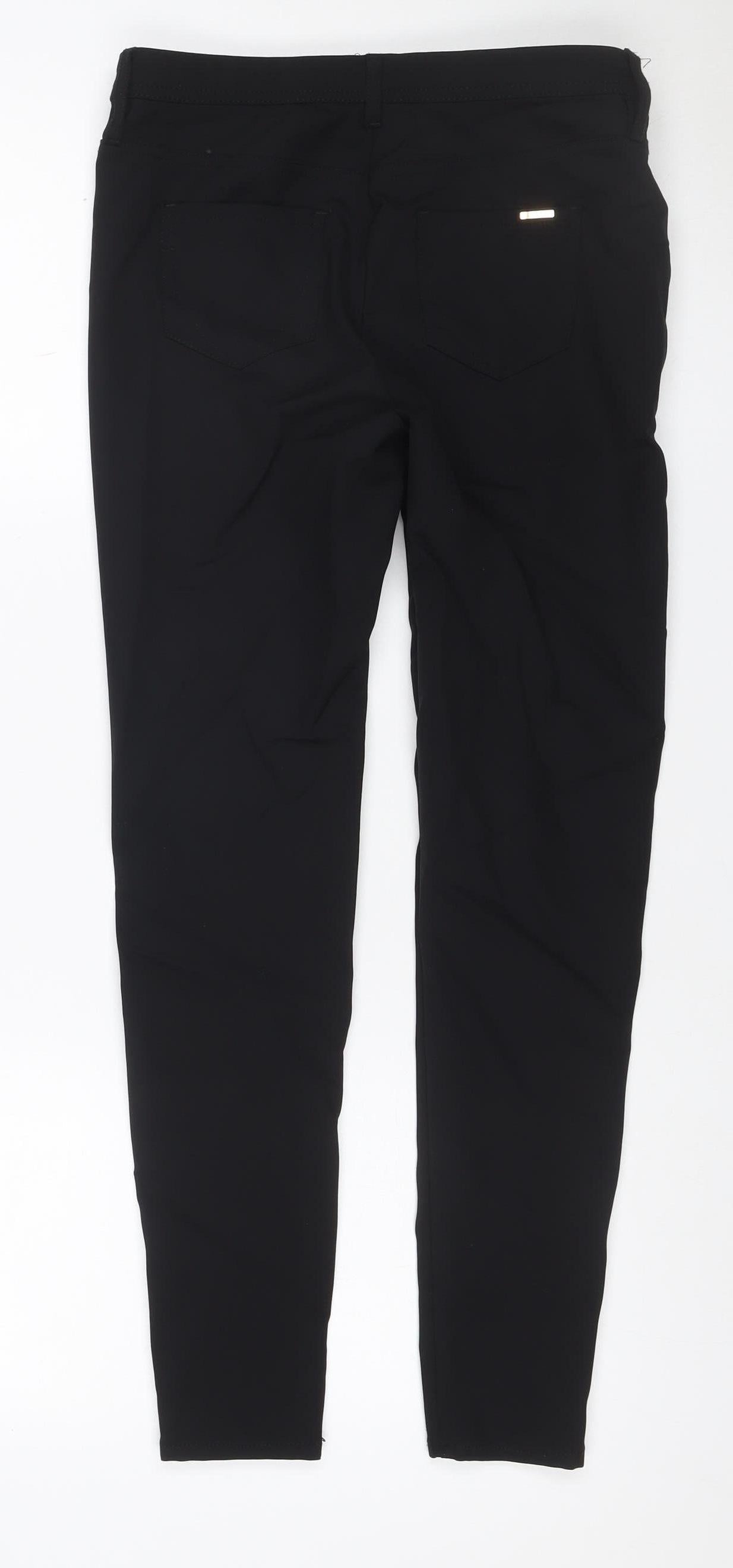 River Island Women’s Black Size 8 Skinny Stretch Trousers