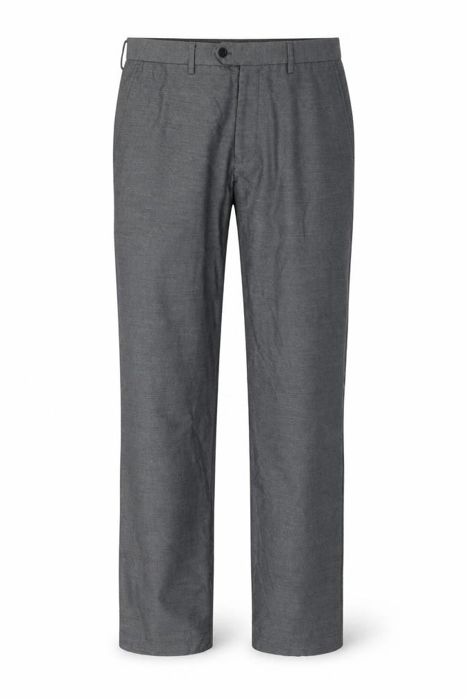 Next Men’s Grey 34R Straight Dress Trousers 34W 33L