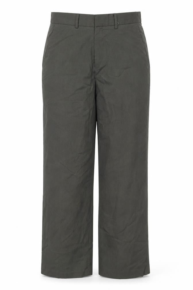 ASOS Men’s Green 30L Slim Flat Front Formal Trousers