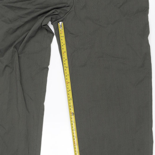 ASOS Men’s Green 30L Slim Flat Front Formal Trousers