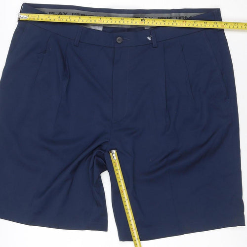 Roundtree & Yorke Men’s Blue Performance Stretch Shorts 40in