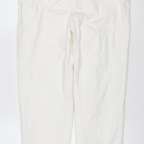 Crew Clothing Company Women’s White Size 10 Straight Stretch Jeans