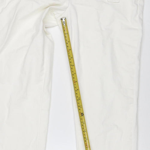 Crew Clothing Company Women’s White Size 10 Straight Stretch Jeans