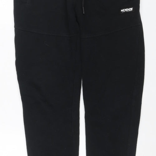 McKenzie Men’s Black XS Jogger Sweatpants Cotton Blend Drawstring