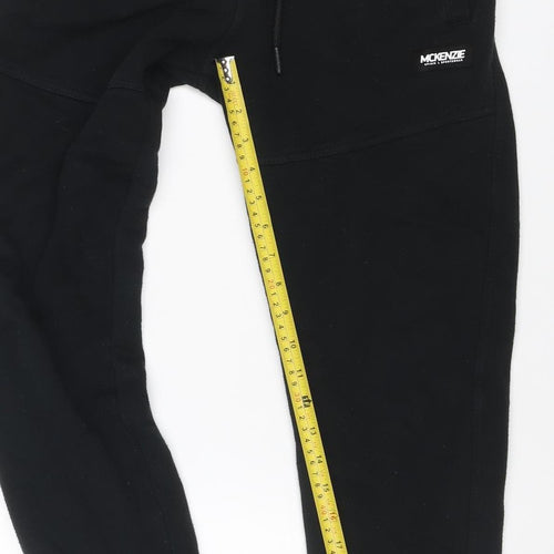 McKenzie Men’s Black XS Jogger Sweatpants Cotton Blend Drawstring