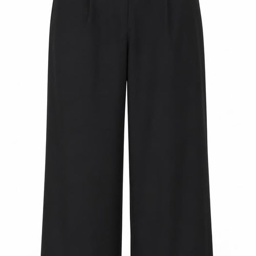 Nasty Gal Women’s Black UK 16 Wide-Leg Tailored Trousers Buckle Detail