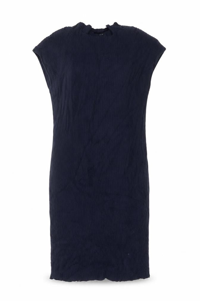 Uniqlo Women Blue S Rib Knit Cotton Jumper Dress Cap Sleeve