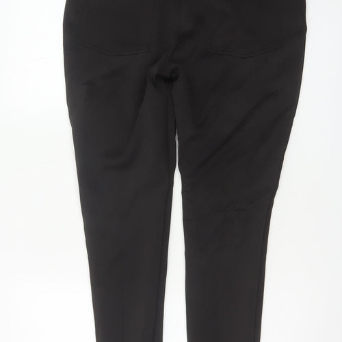 Mistress Rocks Women Black M High Rise Skinny Stretch Trousers