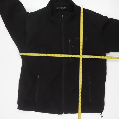 Free Country Men’s Black XL Softshell Full Zip Outdoor Jacket