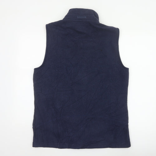 Joules Men's Blue XL Fleece Bodywarmer Gilet Full Zip Pockets