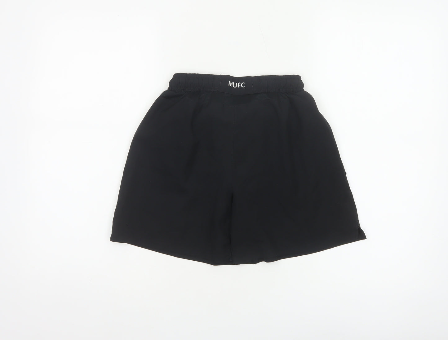 Nike Boys Black Manchester United Dri-FIT Football Shorts 10-12 Years