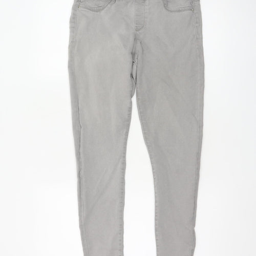 Denim Co Women Grey UK 12 Skinny Stretch Denim Jeggings