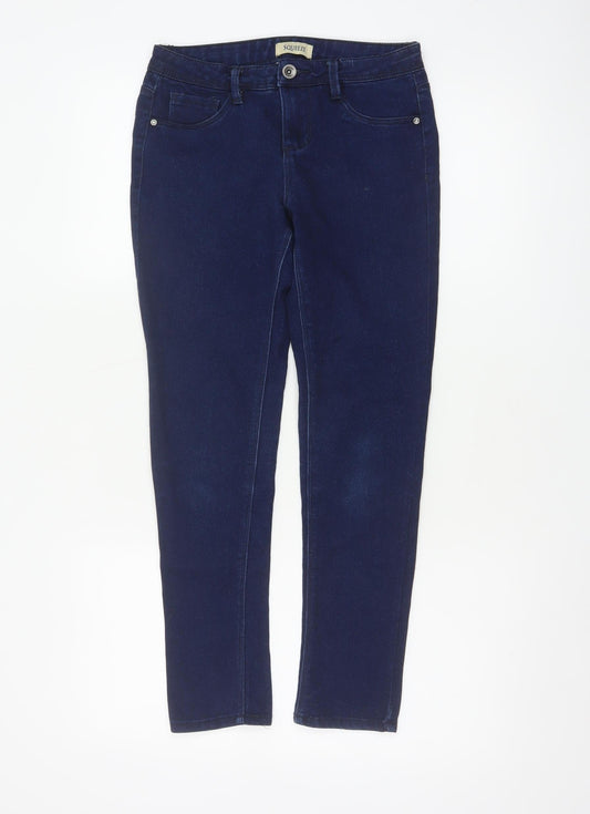 Squeeze Women’s Blue Size 12 Dark Wash Stretch Skinny Jeans
