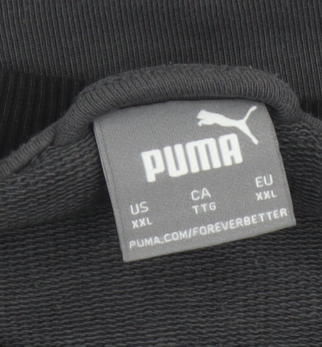 Puma Men's Black 2XL Manchester City Bomber Jacket Full Zip