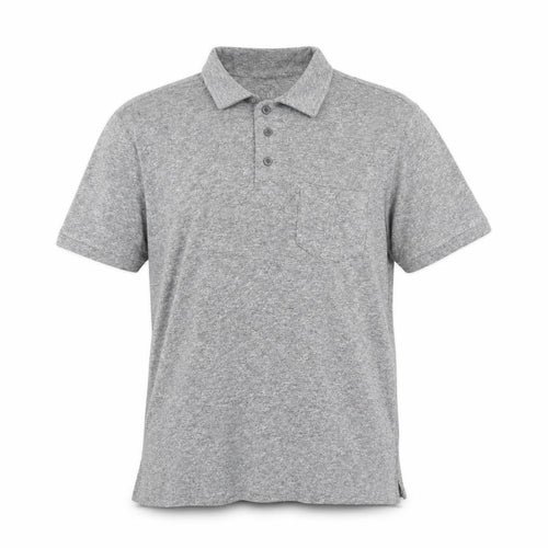 Gap Men’s Grey Marl Polo Shirt Size S Short Sleeve Cotton Blend