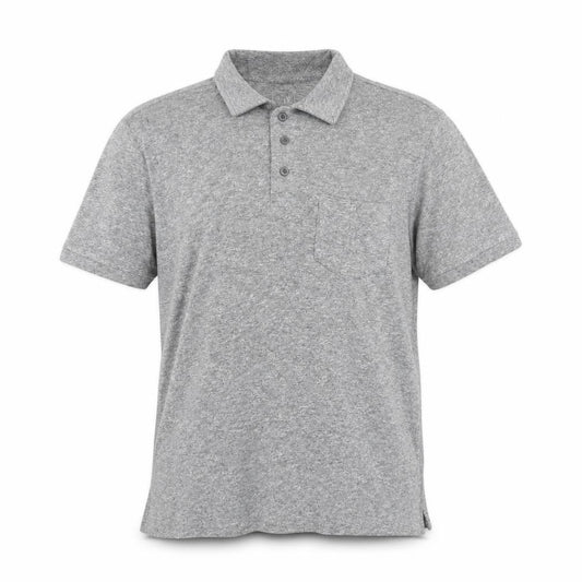 Gap Men’s Grey Marl Polo Shirt Size S Short Sleeve Cotton Blend