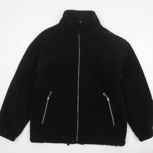 Country Trader Men’s Black L Fleece Full Zip Lined Jacket