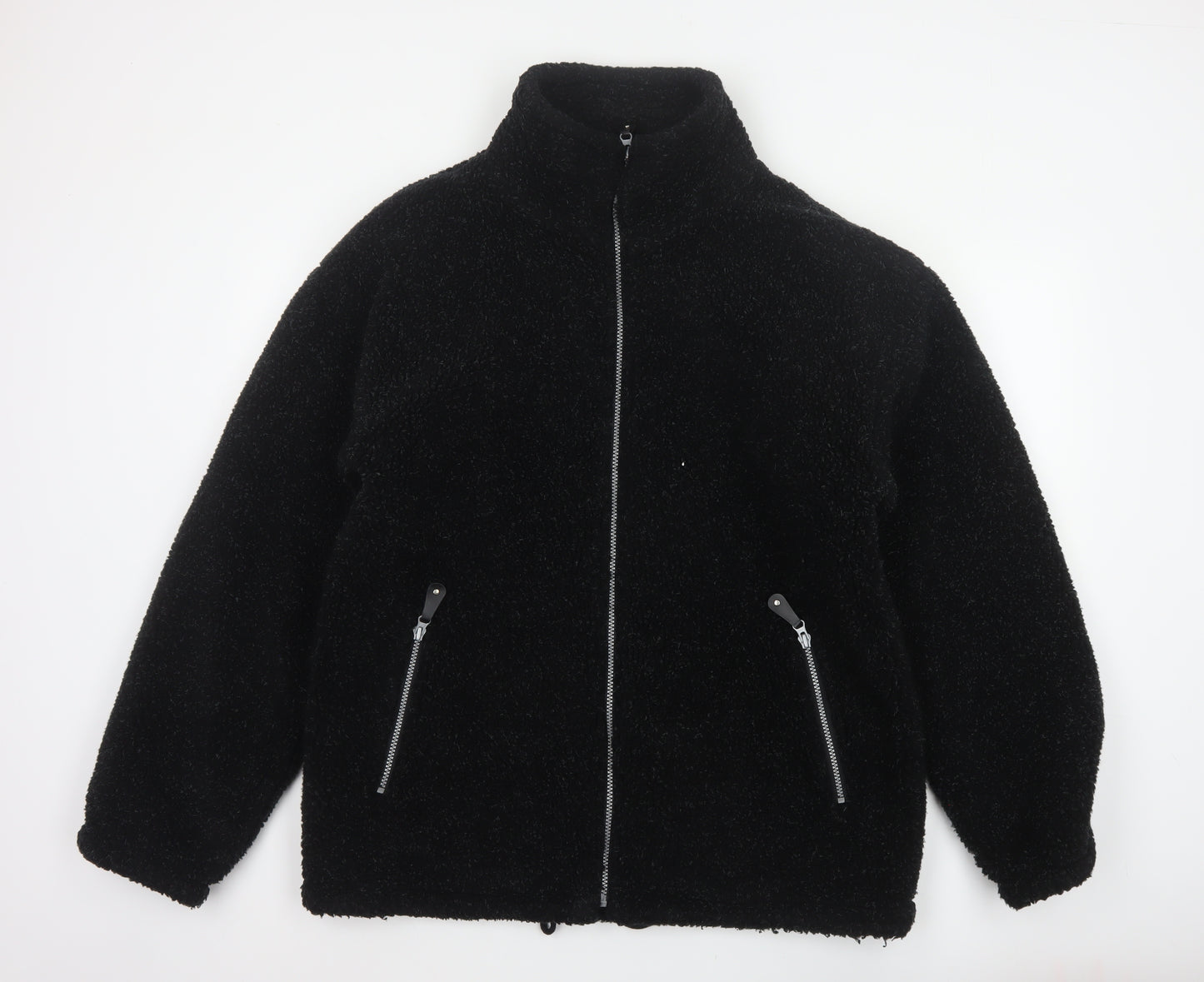 Country Trader Men’s Black L Fleece Full Zip Lined Jacket