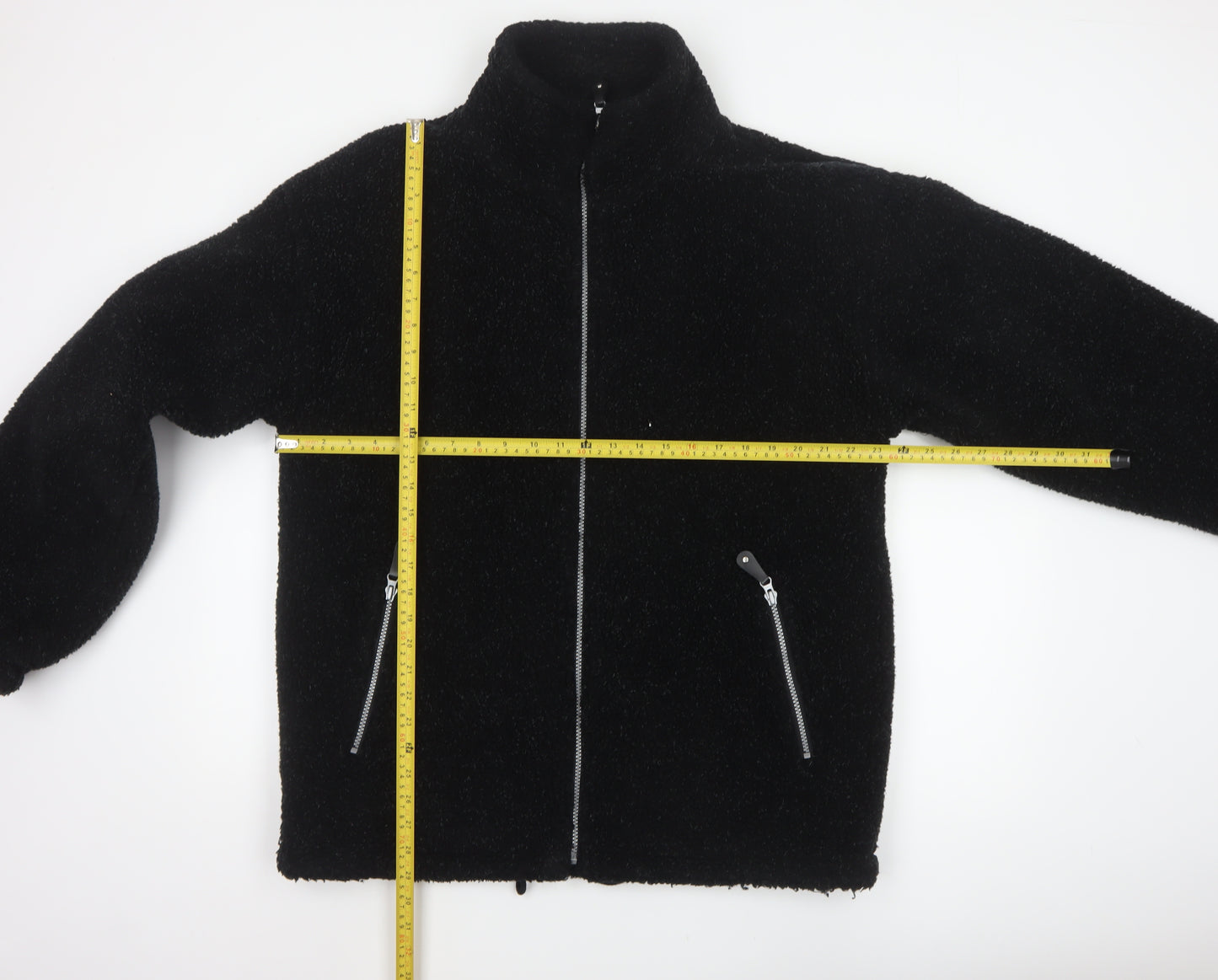 Country Trader Men’s Black L Fleece Full Zip Lined Jacket