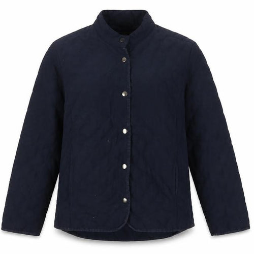 P.G.FIELD Men’s Blue M Quilted Padded Snap Jacket Outdoor