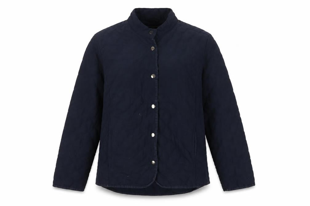 P.G.FIELD Men’s Blue M Quilted Padded Snap Jacket Outdoor