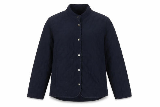 P.G.FIELD Men’s Blue M Quilted Padded Snap Jacket Outdoor