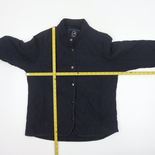 P.G.FIELD Men’s Blue M Quilted Padded Snap Jacket Outdoor