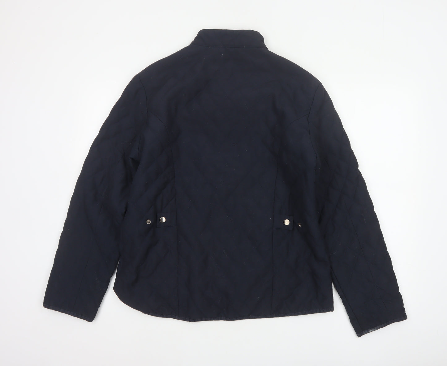 P.G.FIELD Men’s Blue M Quilted Padded Snap Jacket Outdoor